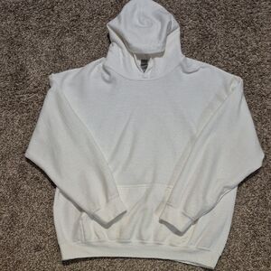 Gildan Heavy Blend White Hoodie